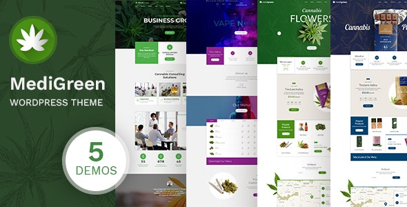 MediGreen (v1.2.3) 医疗大麻和药房WordPress主题