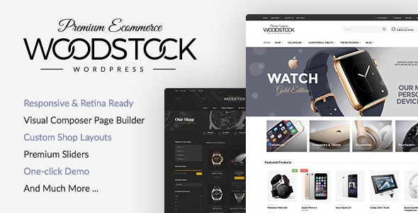 Woodstock (v2.9.1) 电子设备响应式WooCommerce主题
