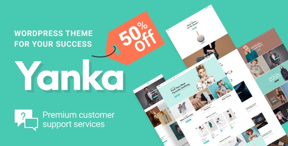 Yanka (v1.0.8) 多功能电子商务主题 WordPress