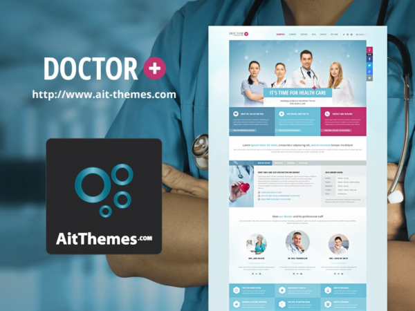 Ait Doctor+ (v2.0.6) WordPress主题 - 医疗诊所网站模板