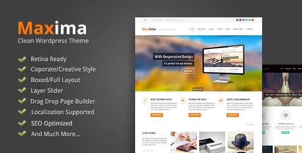 Maxima (v1.2.4) 极简博客和杂志WordPress主题