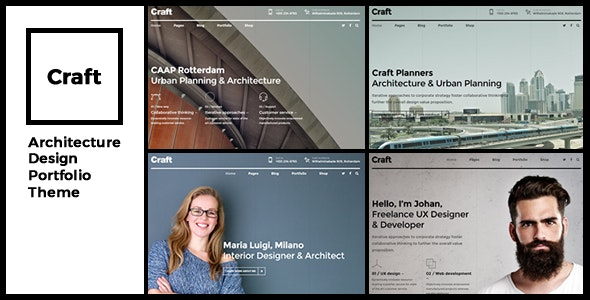 Craft Portfolio (v1.3.2) 建筑与设计作品集主题