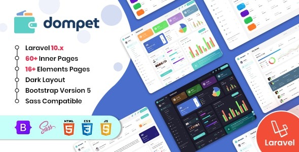 Dompet v2.0 Payment CodeIgniter Admin Dashboard Template - 支付管理系统后台模板