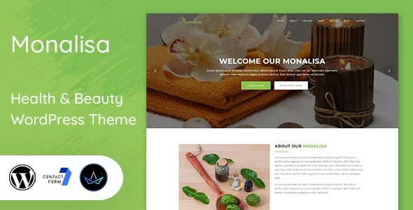Monalisa (v1.7) 健康与美容水疗 WordPress 主题