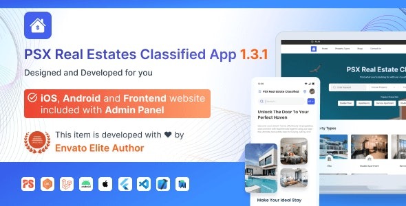 Classified For RealEstates v1.3.1.1 | 带前端和管理面板的房地产分类应用