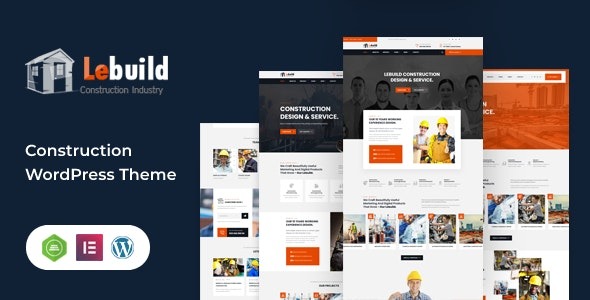 Lebuild v2.0.0 建筑行业公司WordPress主题 - 专业建筑企业网站模板
