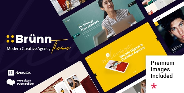 Brünn (v1.9) 创意机构主题 - 专业设计与多功能解决方案