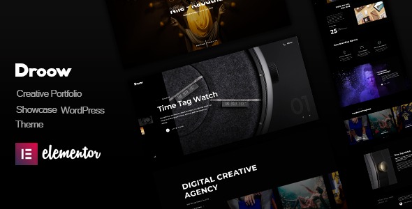 Droow (v1.3.0) Ajax作品集WordPress主题