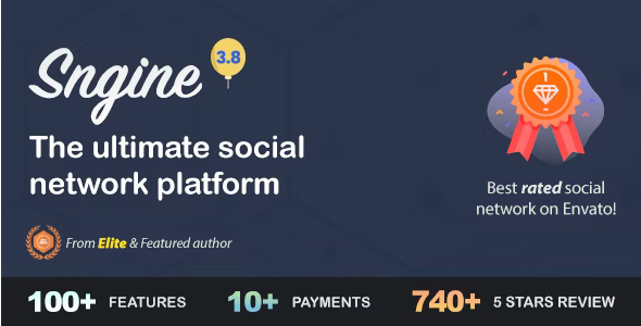 Sngine (v4.0.3) 终极PHP社交网络平台
