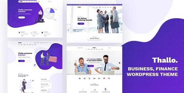 Thallo v1.1.6 咨询与金融 WordPress 主题