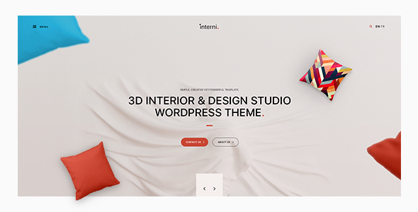 Interni (v1.1) 3D室内设计工作室WordPress主题