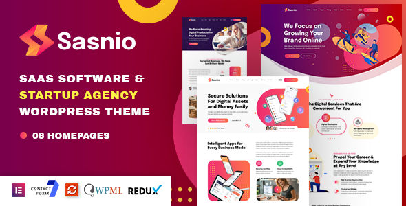Sasnio (v1.0.0) SaaS与软件初创机构WordPress主题