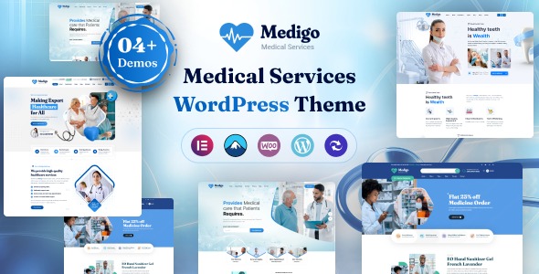 Medigo v1.0.0 医疗WordPress主题 - 专业医疗网站设计