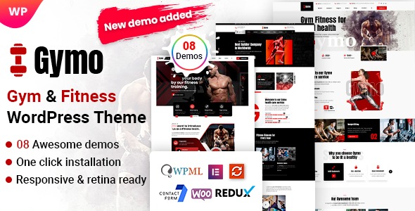 Gymo v1.0.2 Gym & Fitness WordPress Theme - 健身房与健身WordPress主题