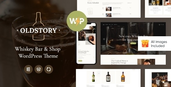 OldStory v2.14.0 威士忌酒吧 | 酒馆 | 餐厅 WordPress主题