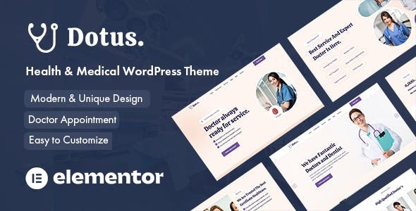 Dotus v1.0.2 健康与医疗 WordPress 主题