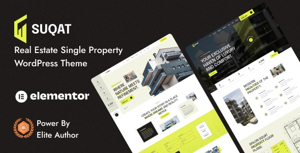 Suqat v1.0.1 Single Property WordPress Theme - 单属性房地产WordPress主题