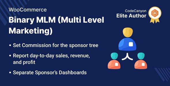 WooCommerce Binary Multi Level Marketing [MLM] v2.0.0 - WordPress多级营销插件
