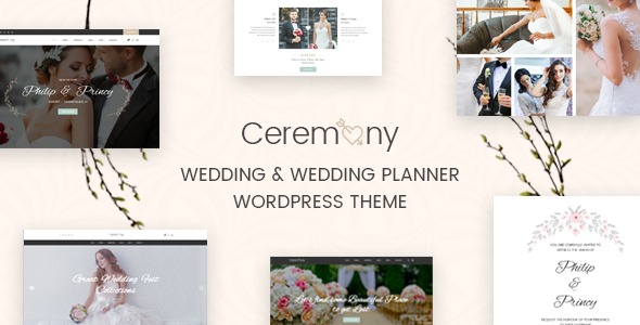 Ceremony v1.7.2 Wedding Planner WordPress Theme - 婚礼策划WordPress主题