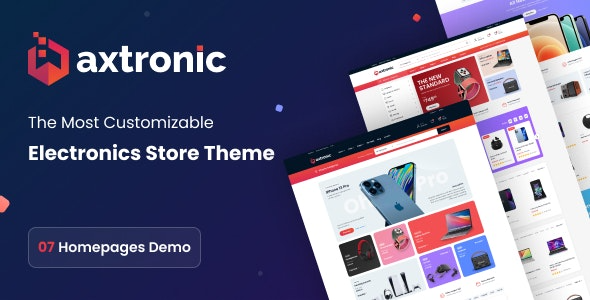 Axtronic v1.9.2 电子产品 WooCommerce WordPress主题 - 专业电商解决方案