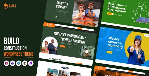 Builo v1.0.2 Construction WordPress Theme - 建筑行业WordPress主题