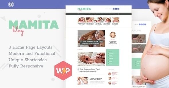 Mamita v1.0.8 怀孕与母婴博客WordPress主题
