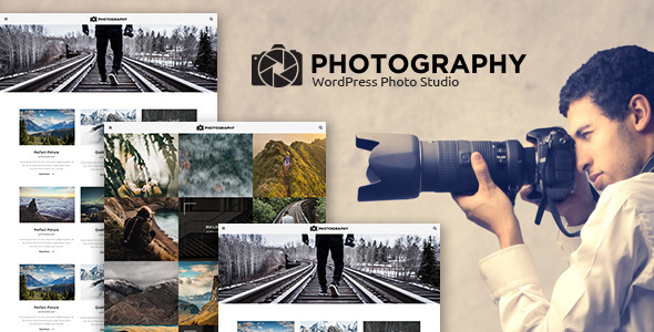 MT Photography v1.6 WordPress主题 - 引人注目的独特摄影网站模板