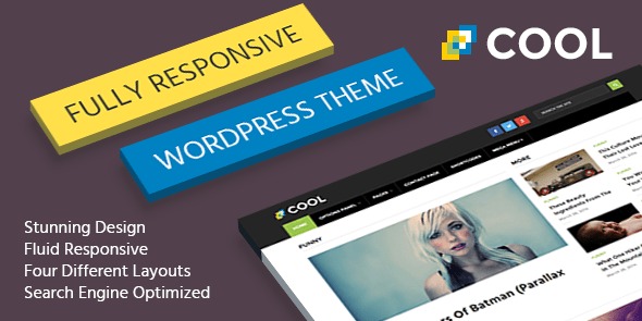 MyThemeShop Cool WordPress Theme v1.1.5 - 现代时尚的WordPress主题