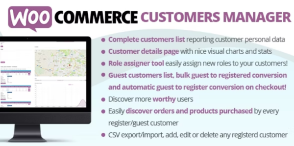 WooCommerce Customers Manager v31.8 - WooCommerce客户管理插件