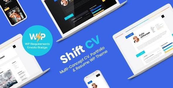 ShiftCV (v3.0.14) 博客 \\ 简历 \\ 作品集 \\ WordPress主题
