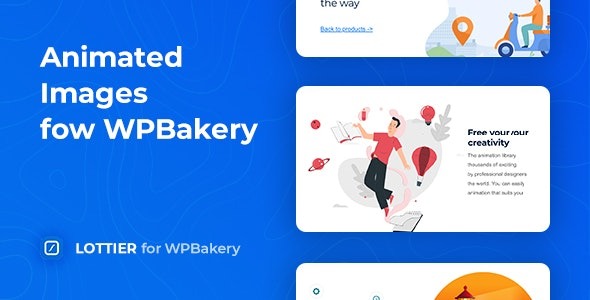 Lottier v1.1.6 WPBakery的Lottie动画图片插件