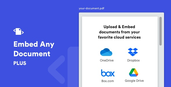 Embed Any Document Plus (v2.8.6) - WordPress文档嵌入插件