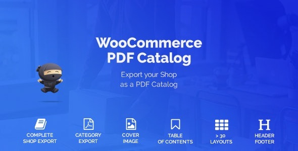 WooCommerce PDF Catalog v1.18.7 - 为您的WooCommerce商店生成专业PDF目录