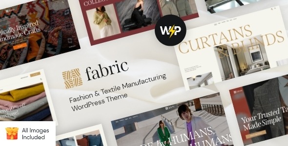 Fabric v1.11.0 时尚与纺织制造WordPress主题