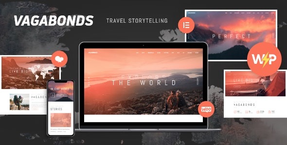 Vagabonds (v1.3.10) 个人旅行与生活方式博客主题