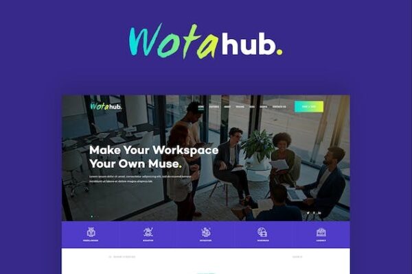 WotaHub (v1.2.2) 联合办公空间WordPress主题