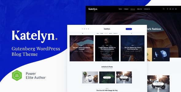 Katelyn v1.0.10 创意古腾堡博客WordPress主题