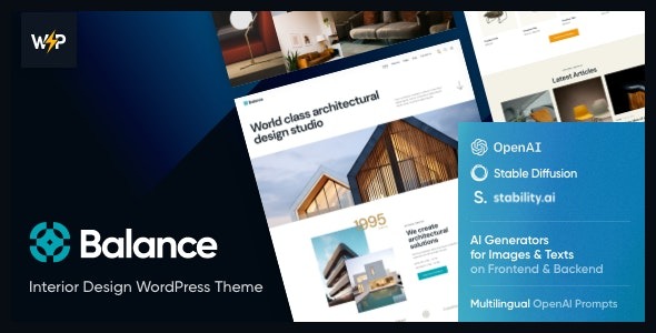 Balance v1.2.0 室内设计WordPress主题