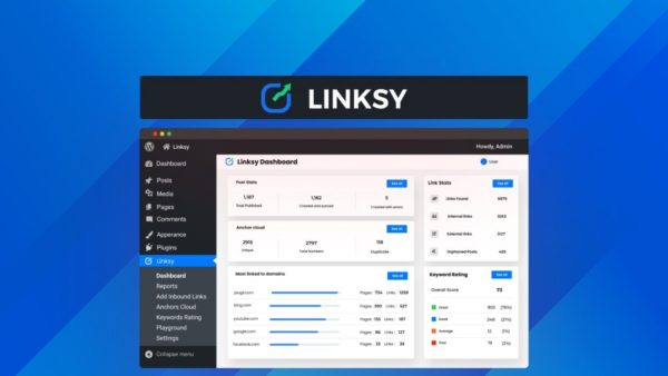 LINKSY (v1.0.56) 首个AI驱动的WordPress内部链接建设插件
