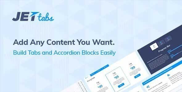 JetTabs v2.2.8 Crocoblock - WordPress标签页插件