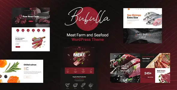 Bubulla v1.1 肉类农场与海鲜商店WordPress主题