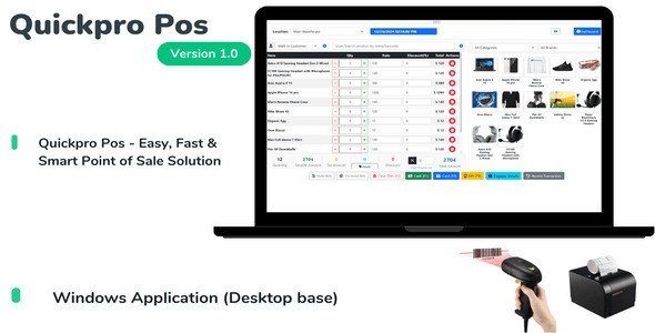 Quickpro Pos v1.0 – 简单、快速且智能的销售点解决方案
