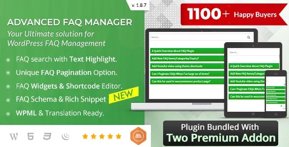 BWL Advanced FAQ Manager (v2.2.2) - 高级常见问题管理系统