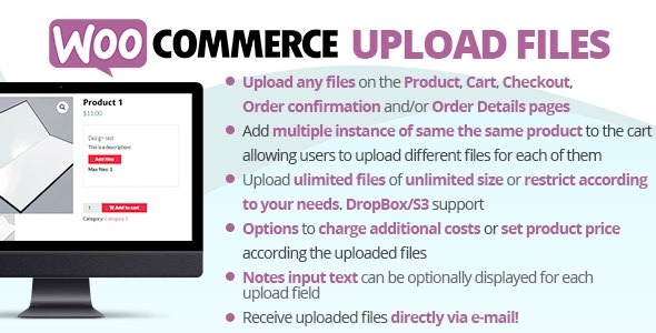 WooCommerce Upload Files (v87.2) - 强大的WooCommerce文件上传插件