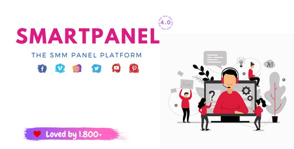 Update* SmartPanel v4.1 - SMM面板脚本