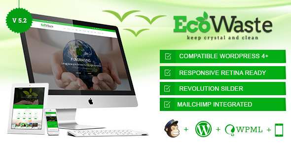 EcoWaste (v7.0) 环保WordPress主题