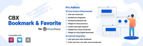 CBX Bookmark & Favorite Pro Addon v1.5.2 - WordPress书签和收藏专业插件