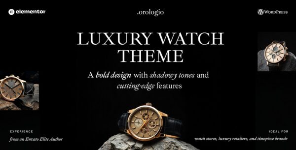 Orologio (v1.0) 豪华手表商店WordPress主题