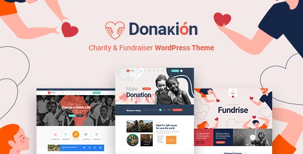 Donakion (v1.2.1) 筹款与慈善基金会WordPress主题 + RTL支持