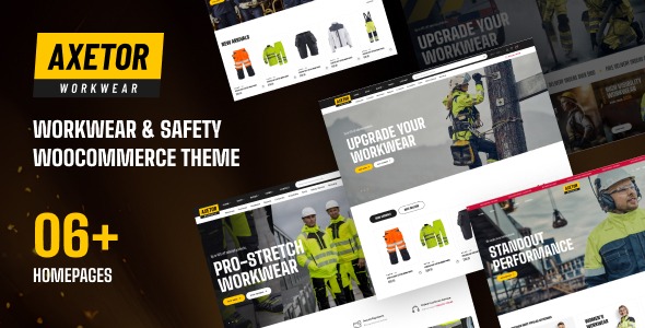 Axetor v1.1.1 - 工作服与安全防护 WooCommerce 主题